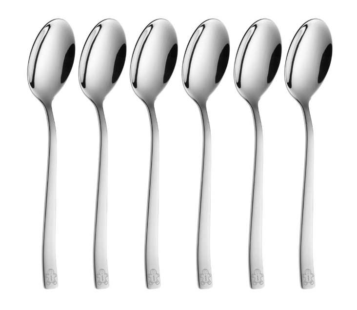 Łyżeczki do herbaty ONDA Kpl. 6-szt. połysk Pierniczek