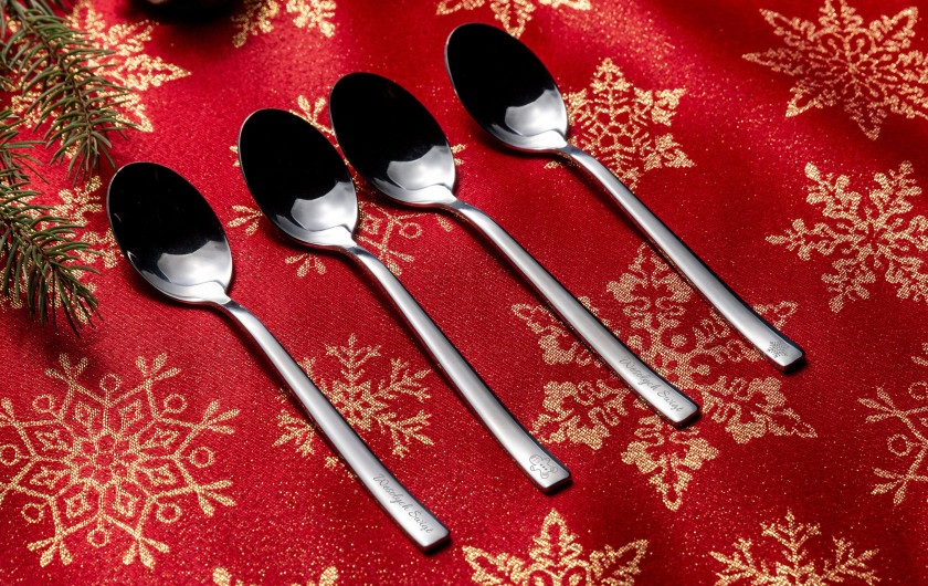 Łyżeczki do herbaty ONDA Kpl. 6-szt. połysk Śnieżynka