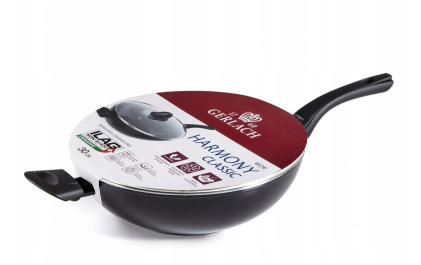 Zestaw garnków SUPERIOR 10 el. + Szybkowar AMBIENTE 6l. + Patelnia Wok HARMONY + pokrywa