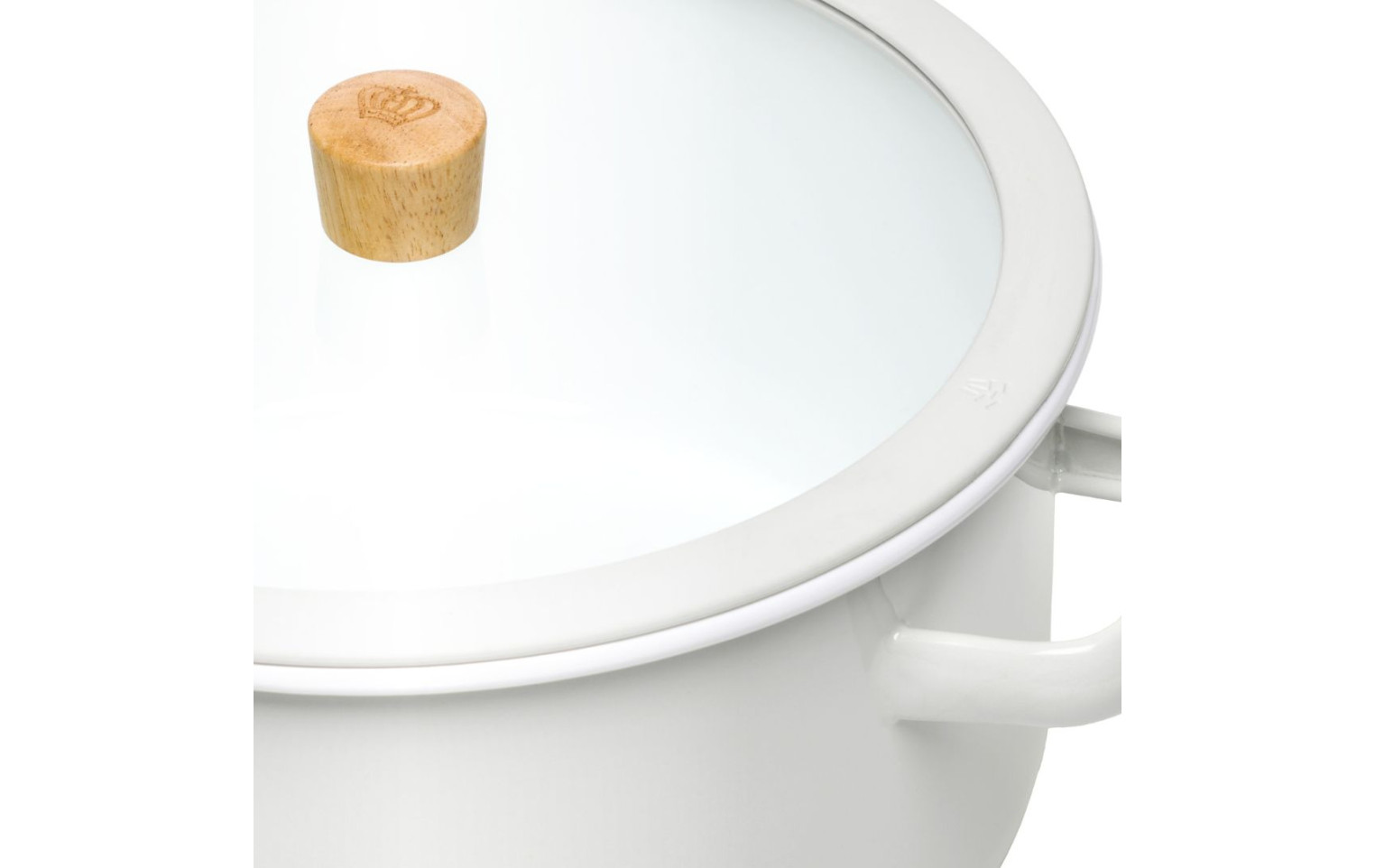 Zestaw kuchenny NATUR biały + Zestaw 2x patelnia AMBIENTE THERMOCOAT 24/28 cm