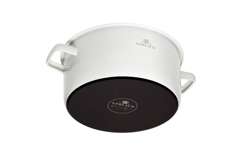 Zestaw kuchenny NATUR biały + Zestaw 2x patelnia AMBIENTE THERMOCOAT 24/28 cm