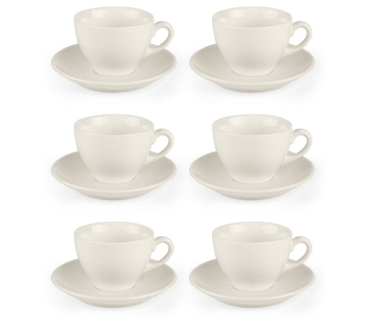 FLOW NEW komplet filiżanek ze spodkami 12el./6os.