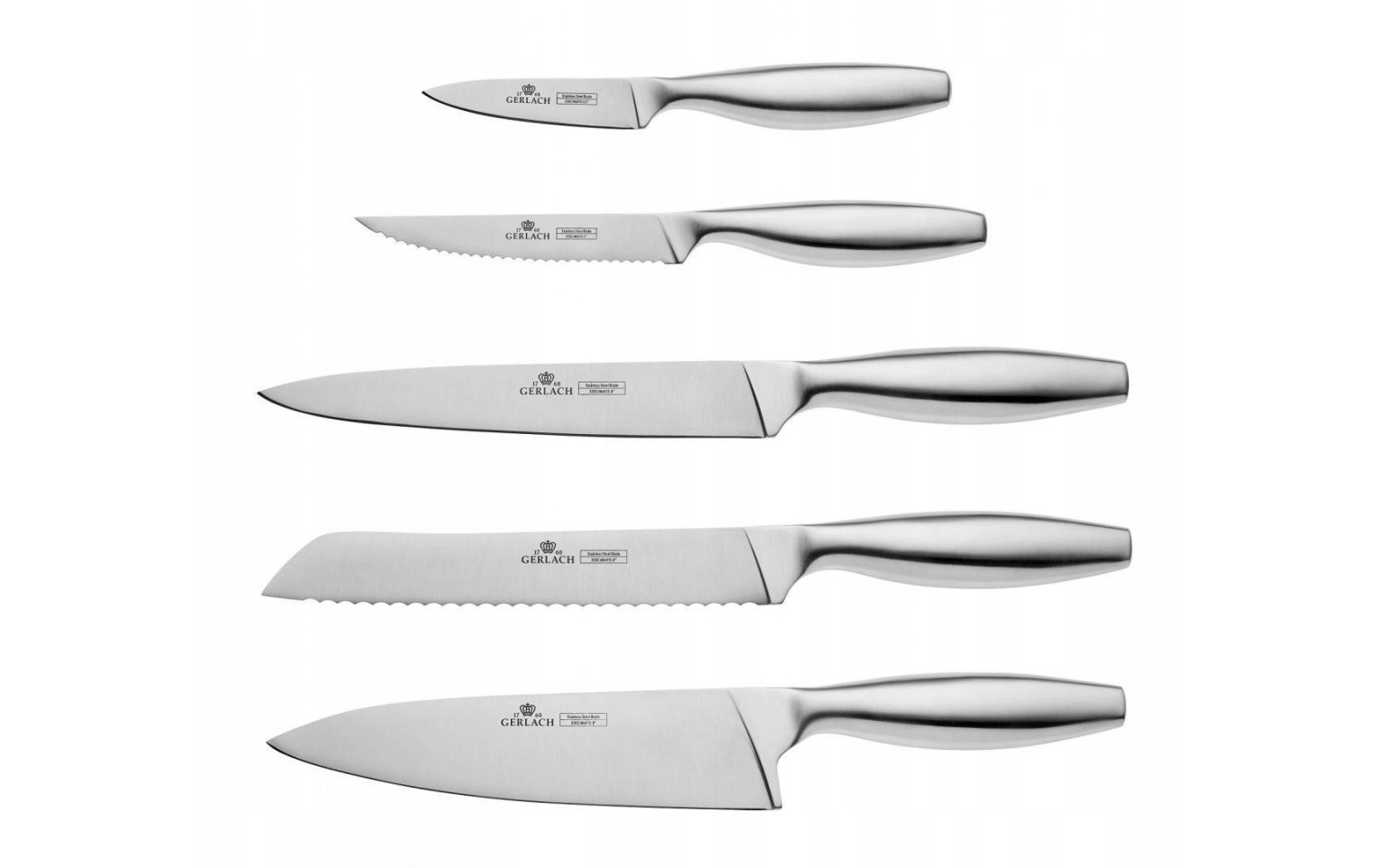 Zestaw garnków SUPERIOR + zestaw sztućców MUZA 68 szt. + kpl. noży FINE + 3x patelnie AMBIENTE THERMOCOAT + pokrywki SMART