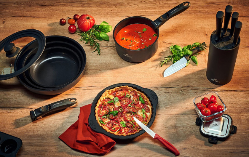 OUTLET - Zestaw noży w bloku SMART BLACK