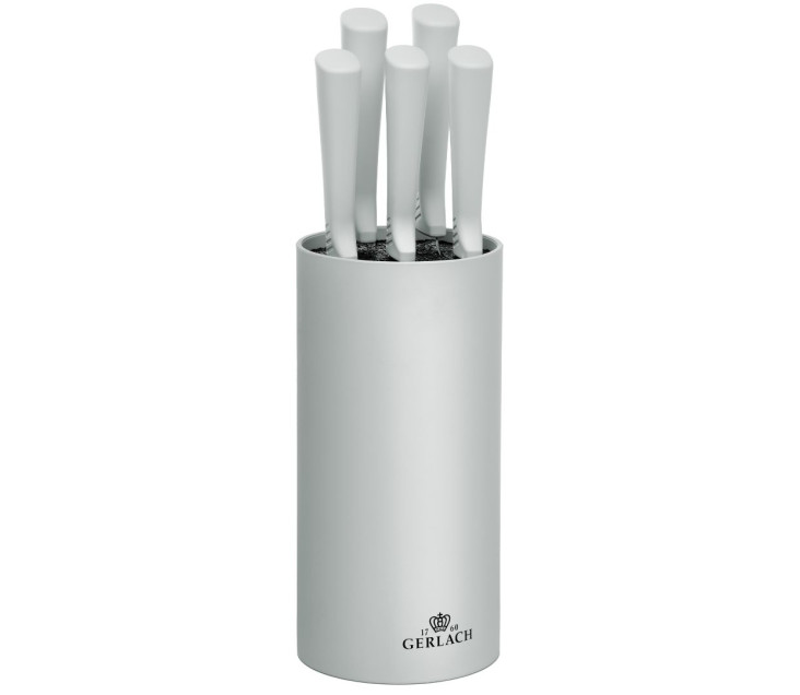 OUTLET - Zestaw noży w bloku SMART LIGHT GREY