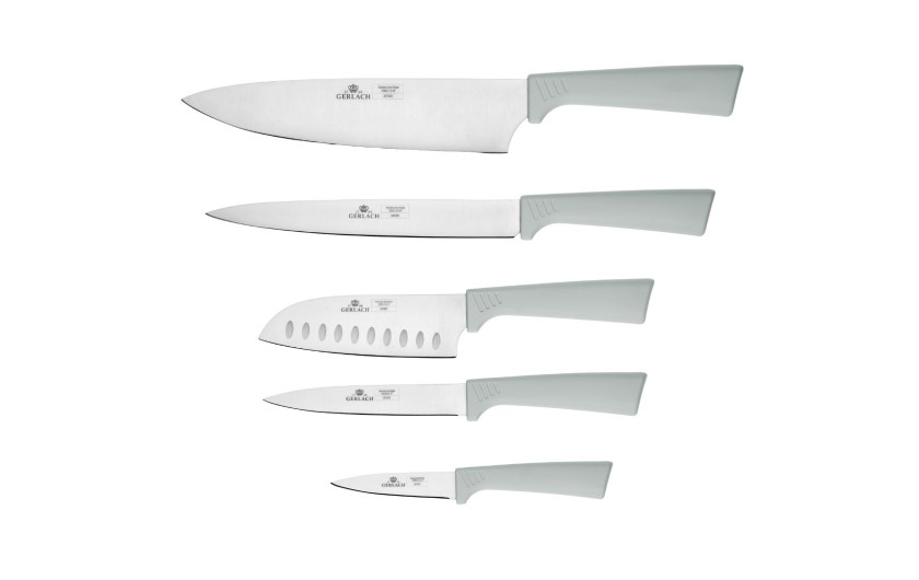 OUTLET - Zestaw noży w bloku SMART LIGHT GREY