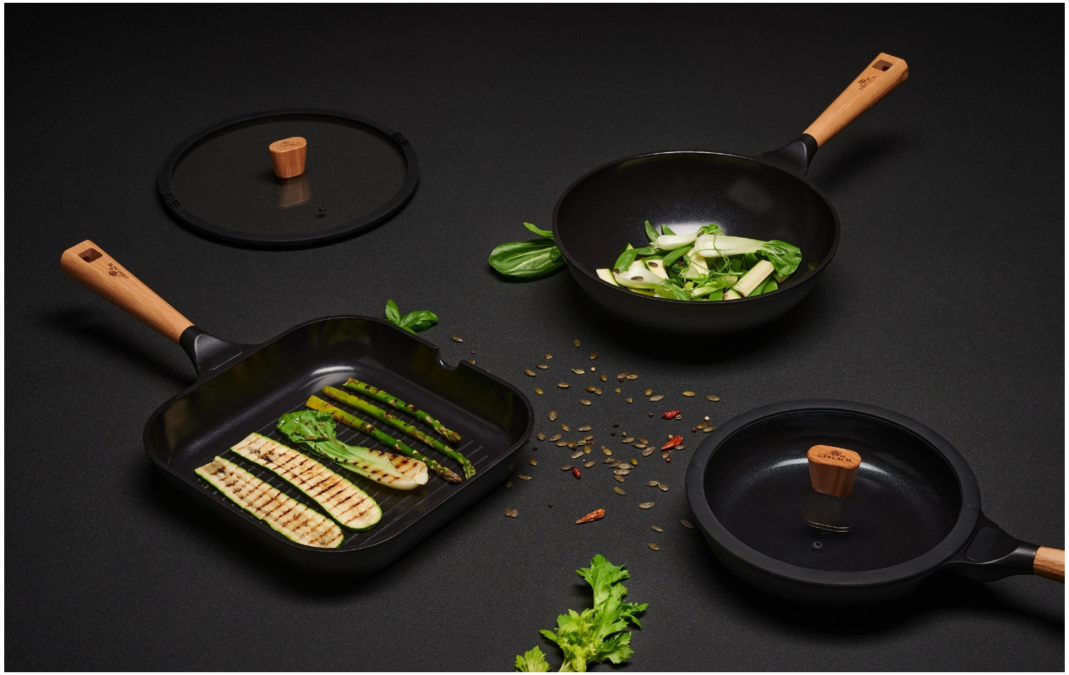 OUTLET - Wok aluminiowy NATUR EVO 28 cm