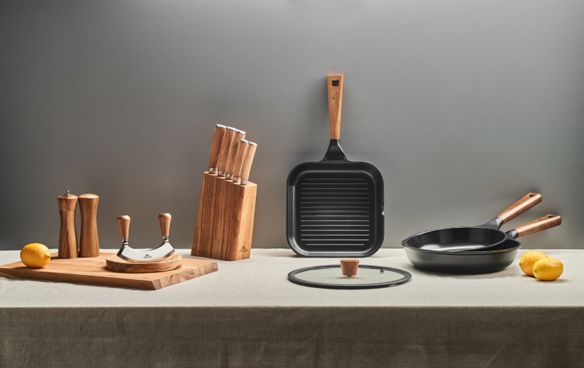 OUTLET - Patelnia aluminiowa grillowa NATUR EVO 24 cm