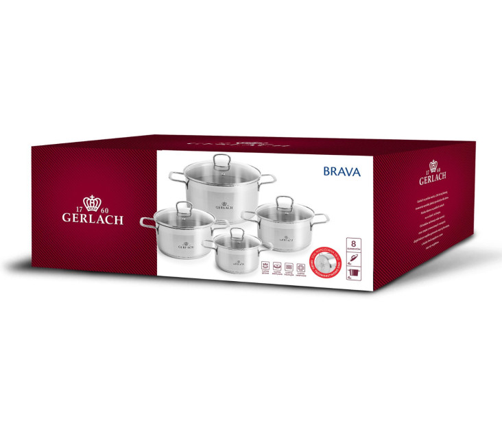 OUTLET - Zestaw garnków 8...