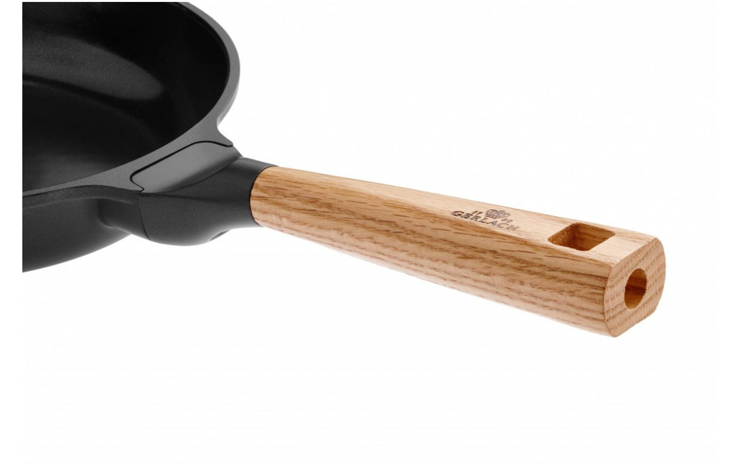 Zestaw noży w bloku + 2x garnek 24/28 cm + 3x patelnia 20/24/28cm NATUR