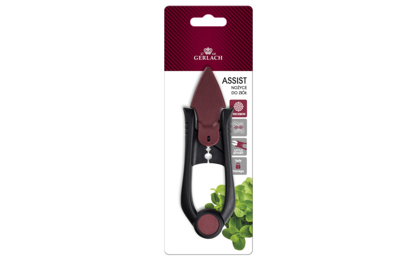 Nożyce do ziół ASSIST + Nożyczki do kwiatów ASSIST + Rękawiczki ogrodowe damskie ASSIST