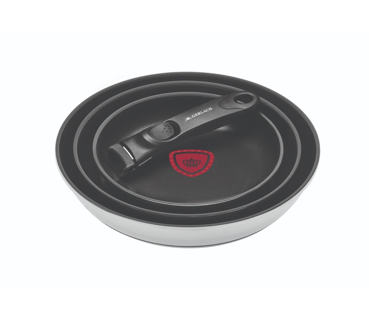 Zestaw patelni SMART STEEL THERMOCOAT 20/24/28cm