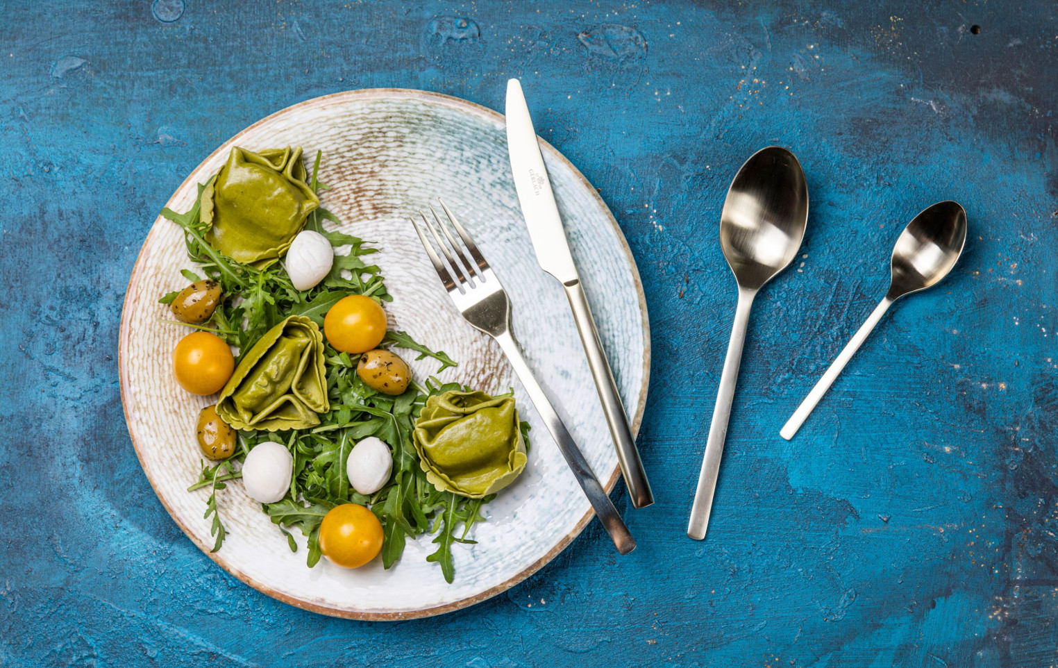 BALANCE TERRA GLOSSY Kpl. talerzy deserowych 21 cm 6 szt.