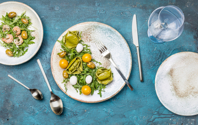 BALANCE TERRA GLOSSY Kpl. talerzy głębokich 21 cm 6 szt.