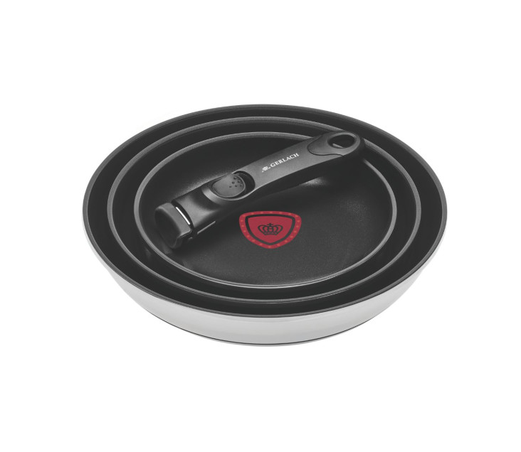 Zestaw patelni SMART STEEL THERMOCOAT 20/24/28cm