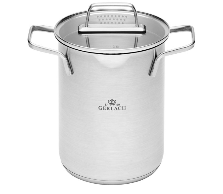 Garnek wysoki z sitkiem 3w1 AMBIENTE