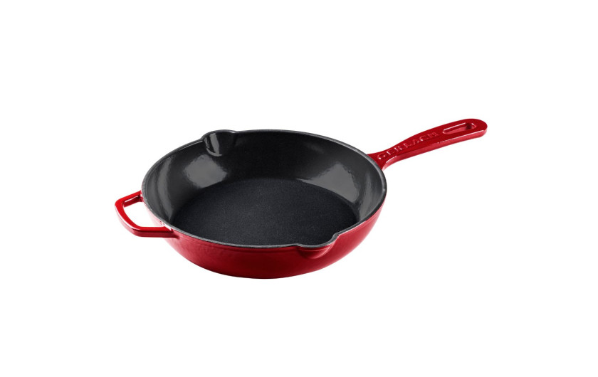 Patelnia żeliwna 28 cm NATUR IRON bordowy