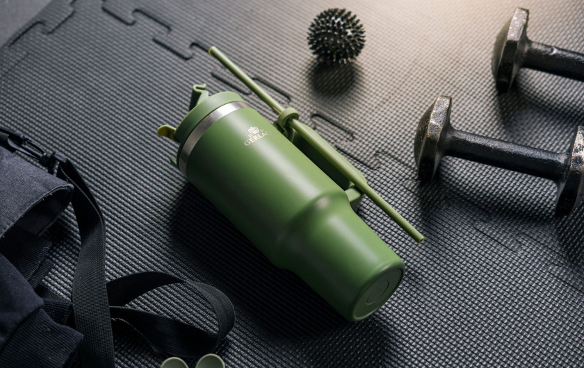 Kubek termiczny SMART 0,9 L khaki
