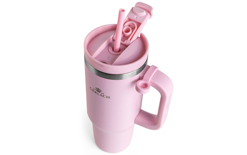 Kubek termiczny SMART 0,9 L różowy