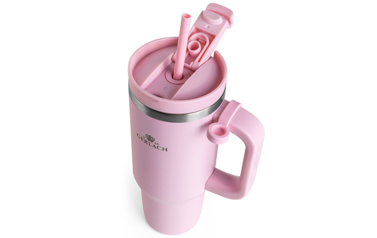 Kubek termiczny SMART 0,9 L różowy
