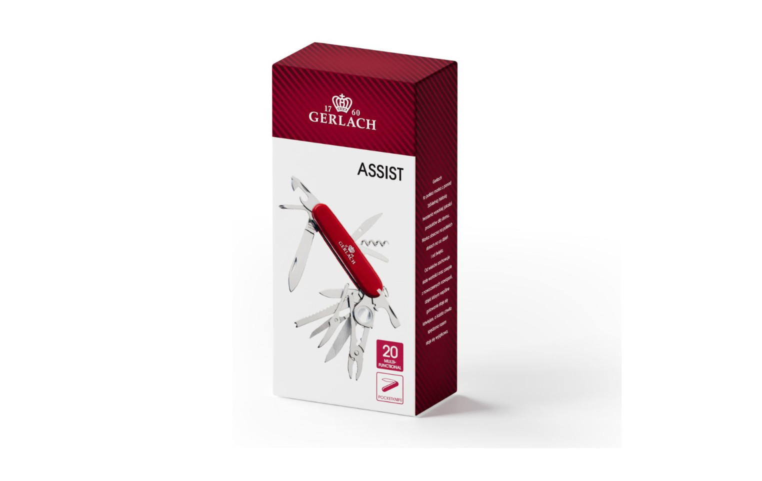 Gerlach Scyzoryk wielofunkcyjny Assist 20-funkcyjny