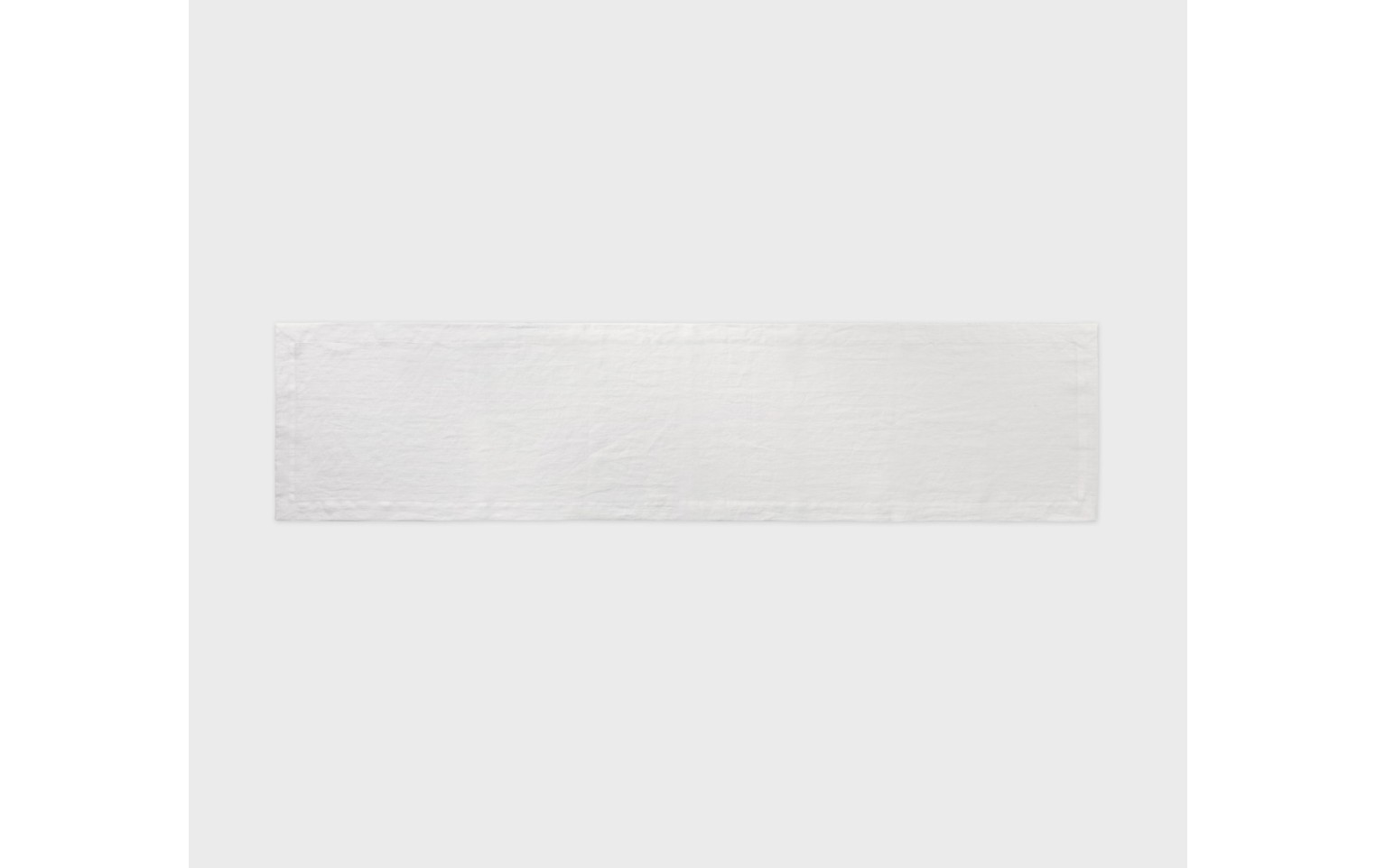 Lniany bieżnik NATUR kremowy 40x160cm