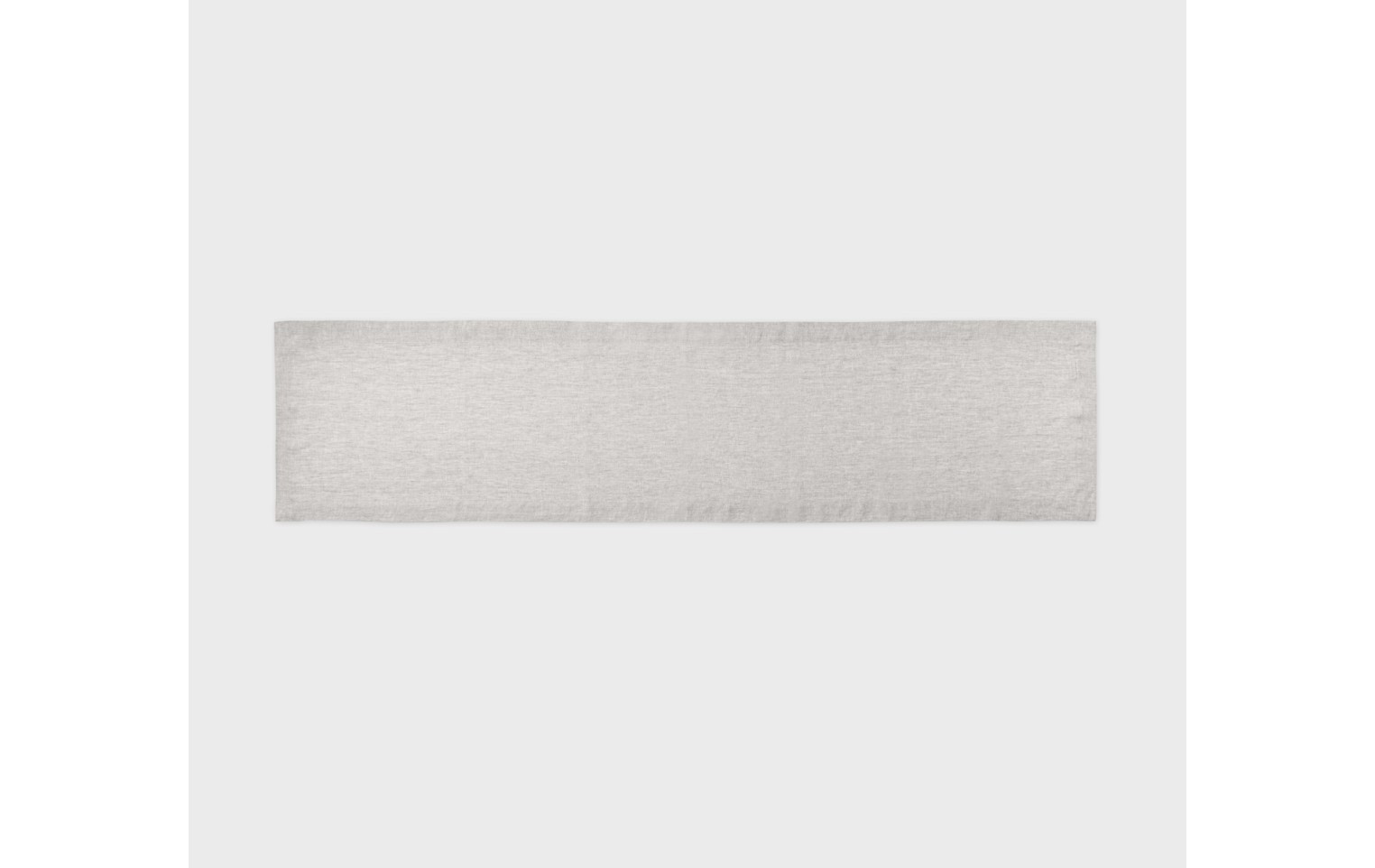Lniany bieżnik NATUR migdałowy 40x160cm