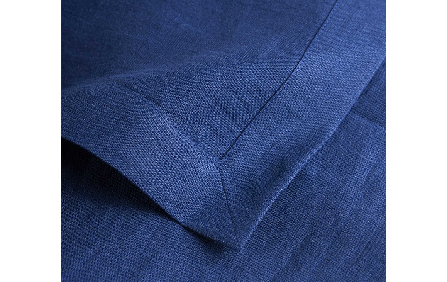 Lniany bieżnik PRESTIGE granatowy 40x160cm