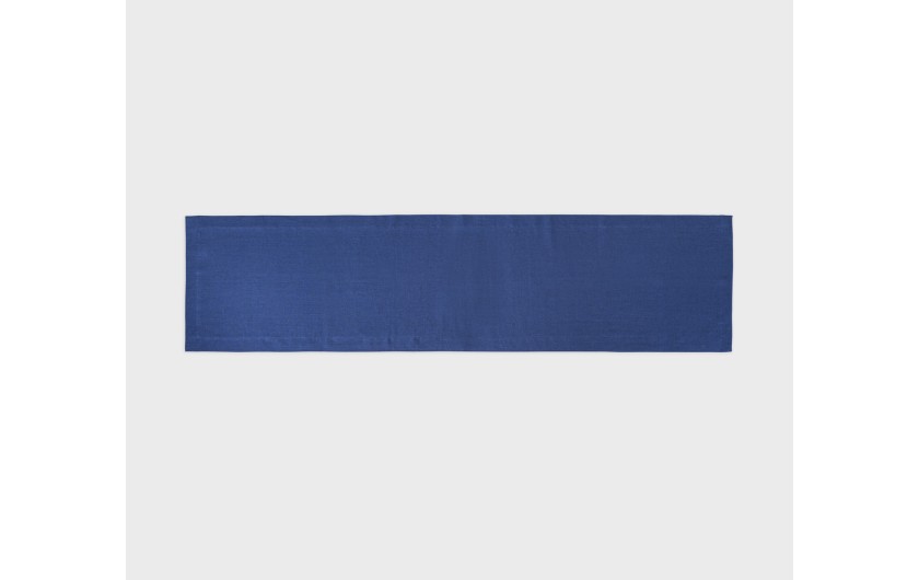 Lniany bieżnik PRESTIGE granatowy 40x160cm