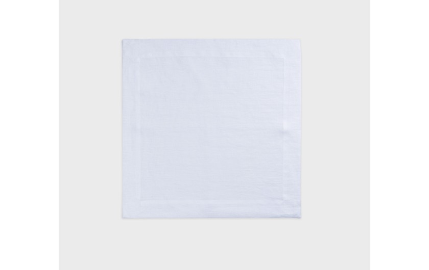 Lniane serwety 2 szt. PRESTIGE biały 40x40cm