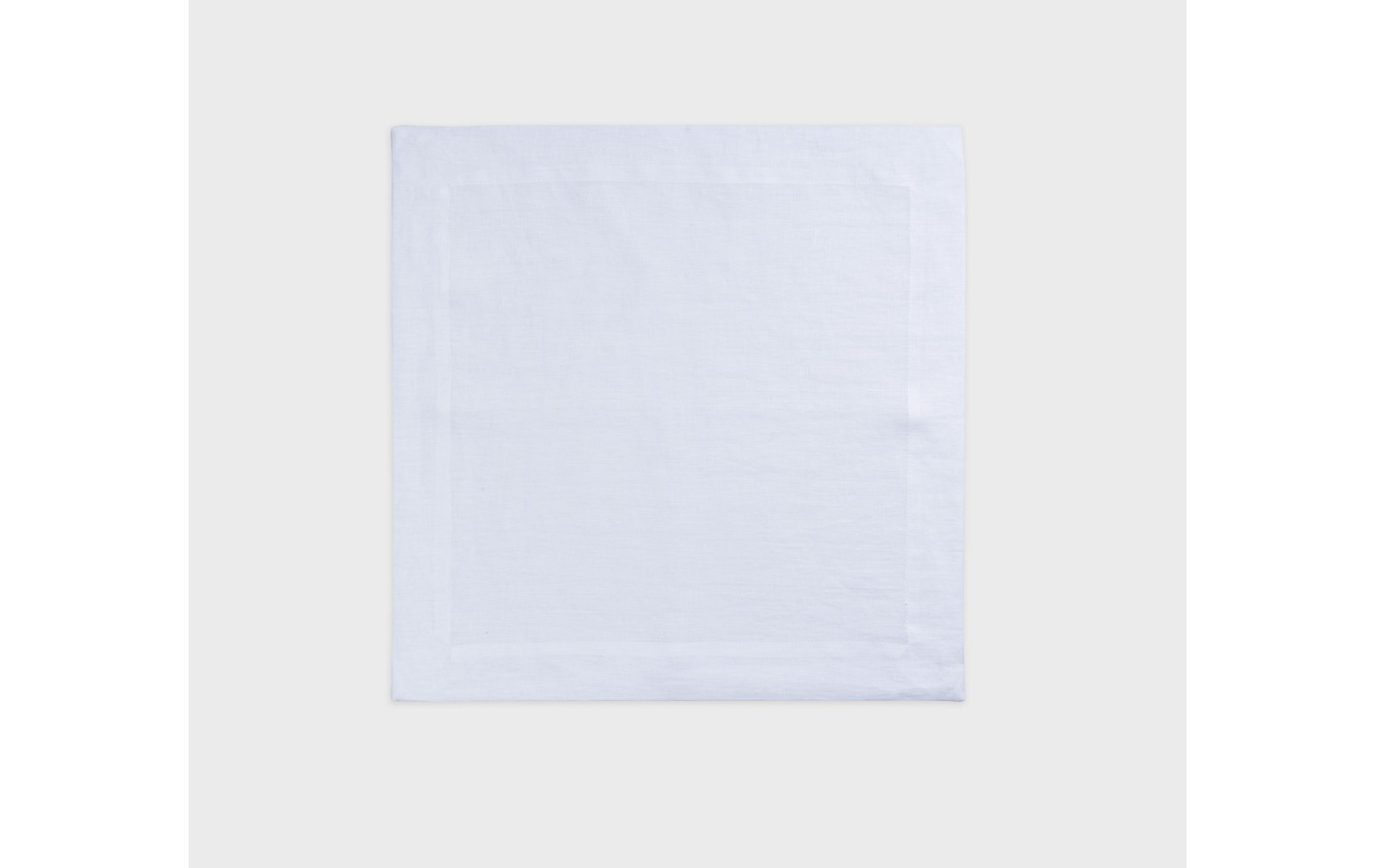 Lniane serwety 2 szt. PRESTIGE biały 40x40cm