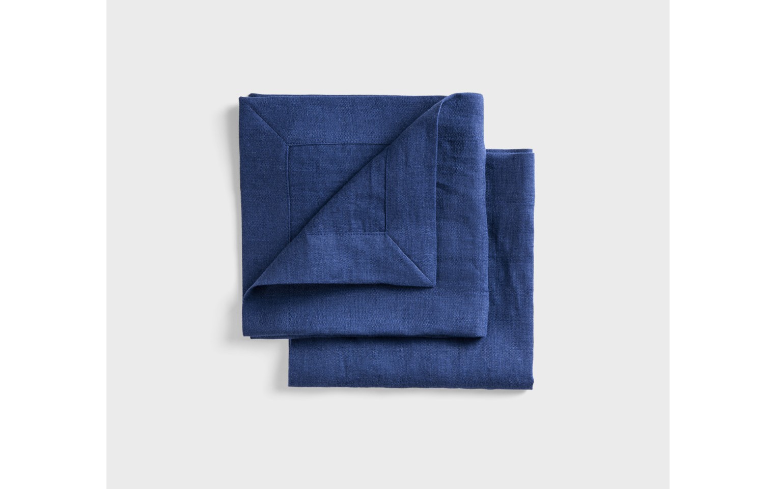 Lniane serwety 2 szt. PRESTIGE granatowy 40x40cm