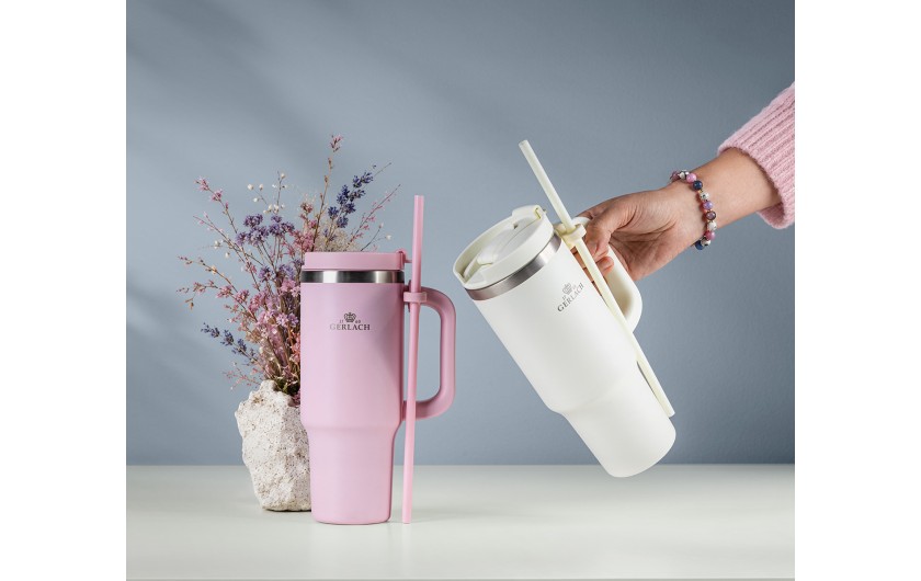 Kubek termiczny SMART 0,9 L kremowy