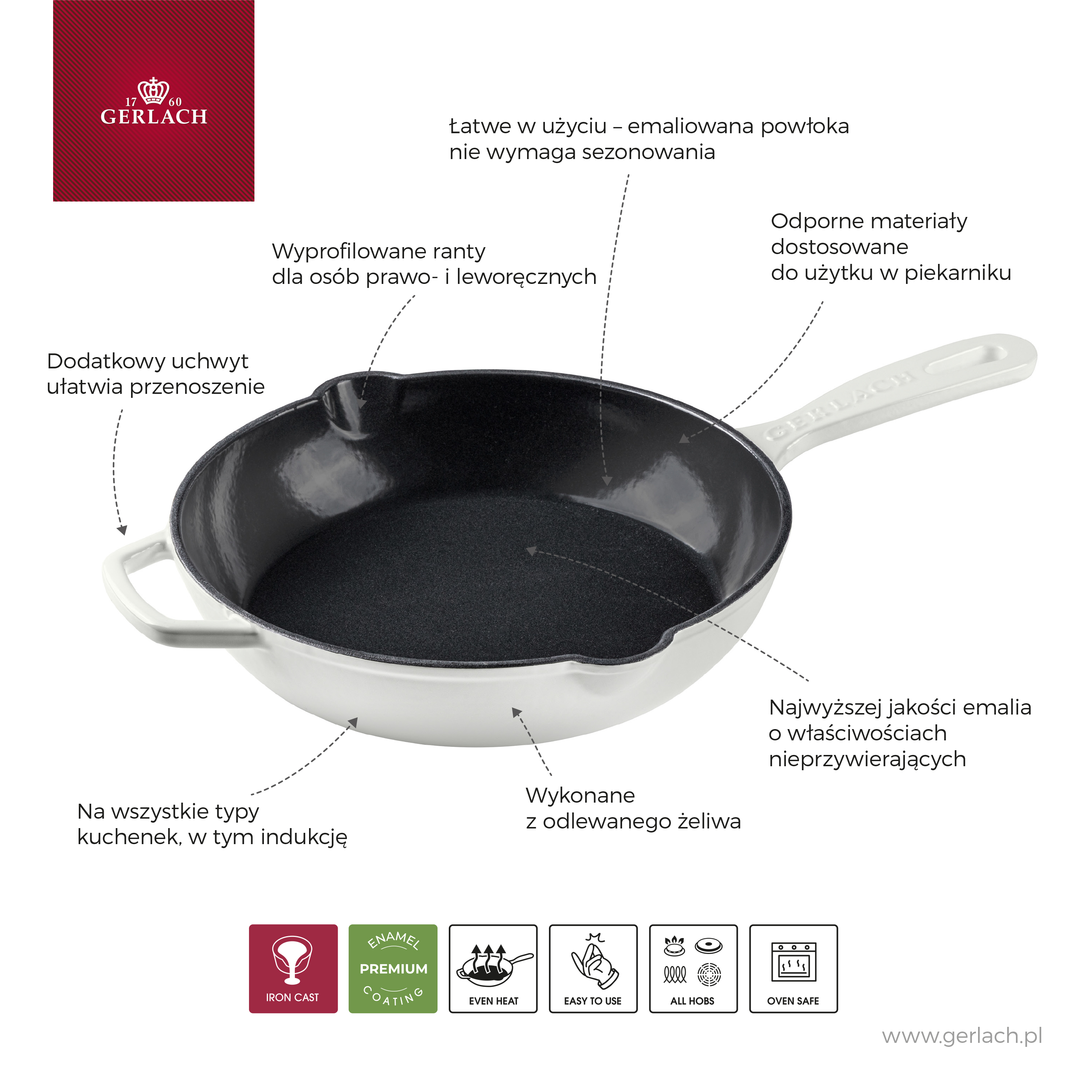Poznaj żeliwne patelnie NATUR IRON o średnicy 28 cm