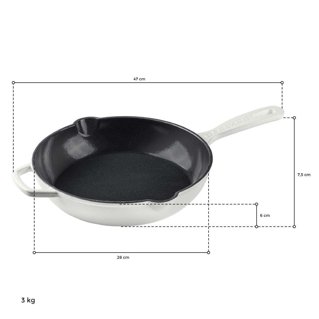 Poznaj żeliwne patelnie NATUR IRON o średnicy 28 cm