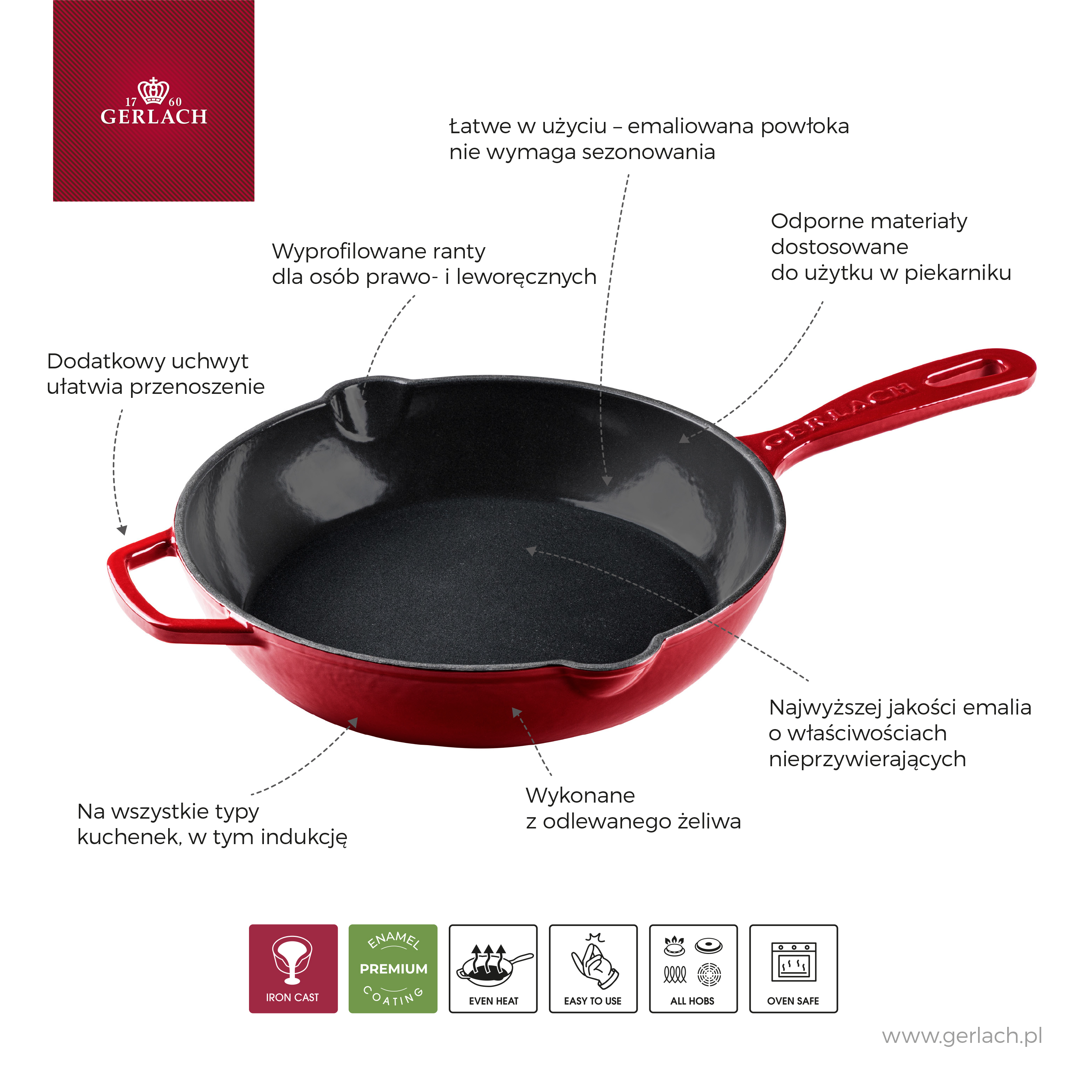 Poznaj żeliwne patelnie NATUR IRON o średnicy 28 cm