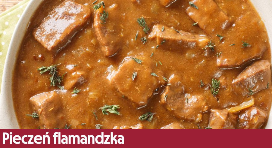 Pieczeń flamandzka (Carbonnade à la Flamande) – przepis na wystawny obiad