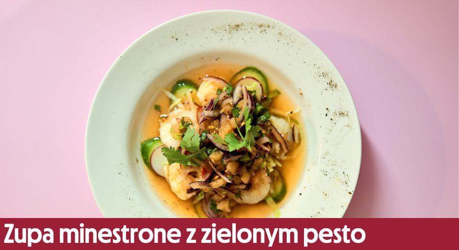 Zupa minestrone z zielonym pesto – smaki prosto z Włoch