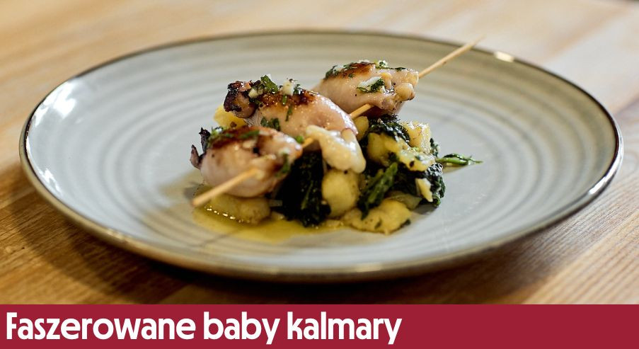 Faszerowane baby kalmary – z szynką dojrzewającą i serem!