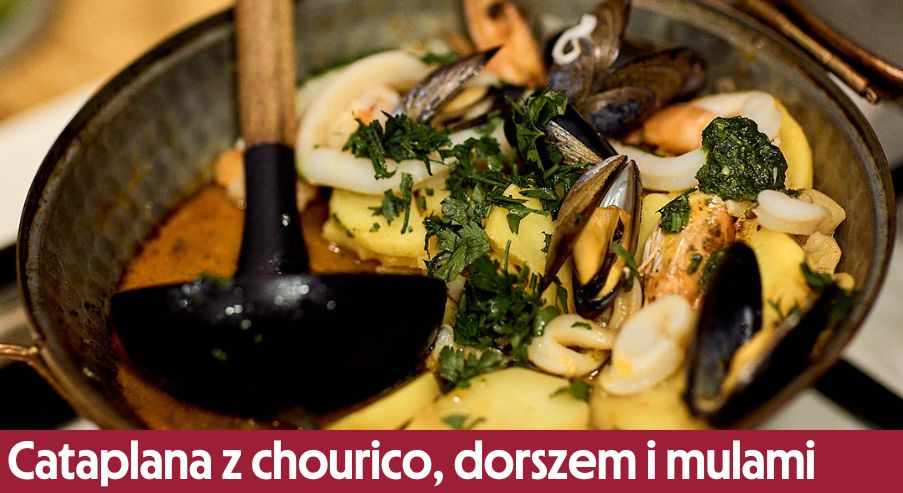Cataplana z chourico, dorszem i owocami morza – portugalski obiad!