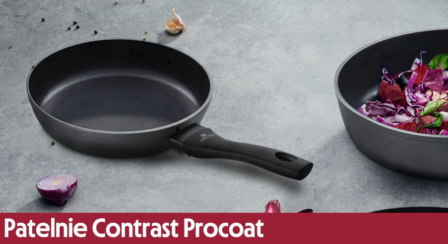 Patelnie Contrast Procoat - trwałość i wytrzymałość