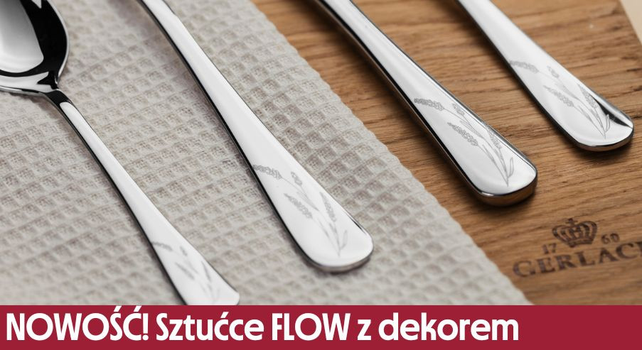 Nowość! Sztućce FLOW z dekorem inspirowanym naturą