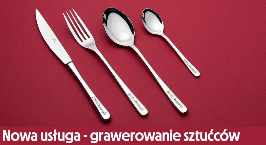 Nowa usługa na gerlach.pl - grawerowanie sztućców