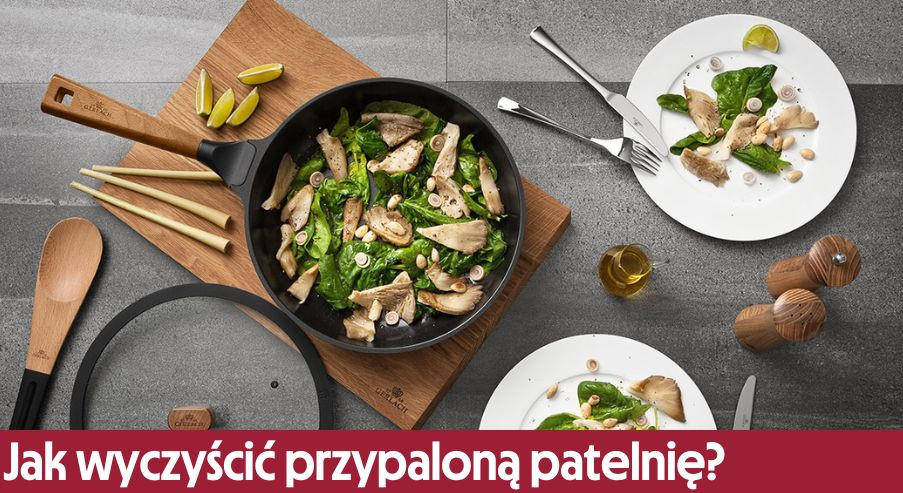 Jak wyczyścić przypaloną patelnię?