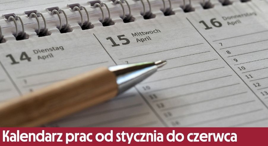 Kalendarz prac ogrodniczych od stycznia do czerwca