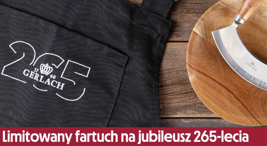 Odkryj limitowany fartuch na jubileusz 265-lecia marki Gerlach!