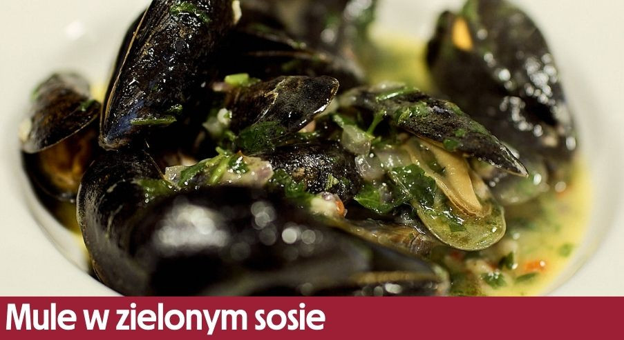 Mule w zielonym sosie – o pietruszkowym aromacie!