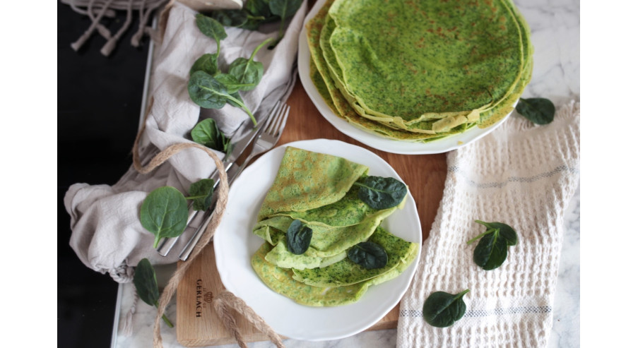 Zielone naleśniki – pomysł na kolorowy i szybki obiad
