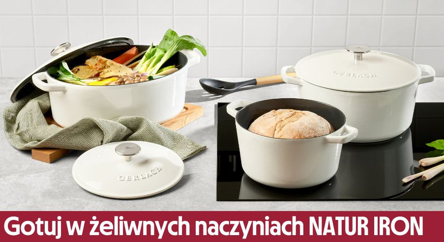 Gotuj w żeliwnych naczyniach NATUR IRON – sprawdź naszą nowość!