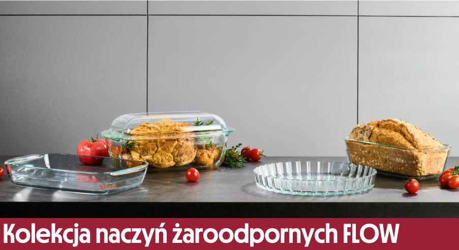 Nowość! Kolekcja naczyń żaroodpornych FLOW